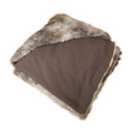 Designer Faux Fur Throw, Coyote